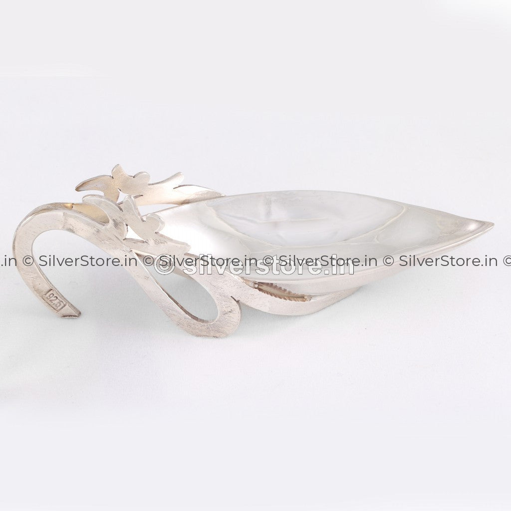Silver Diya - 925 Silver Pack Of 2