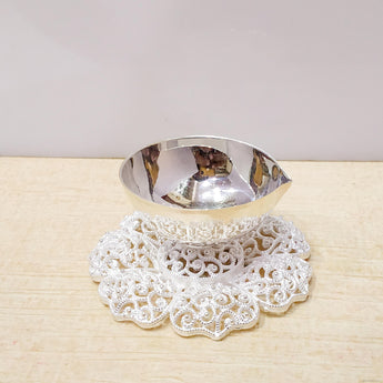 Silver Diya - Jali Pattern 925