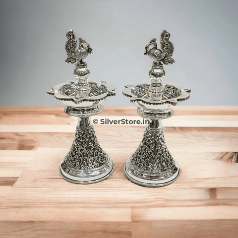 Silver Diya -Samay - 925 Silver 9 Size