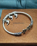 Silver Dolphin Charm Bracelet