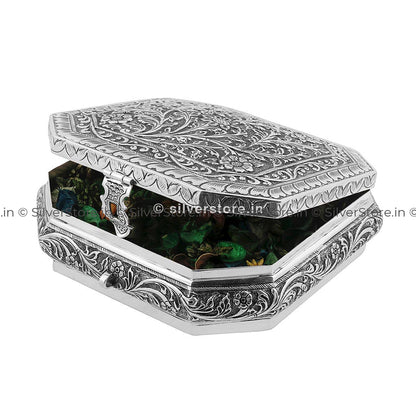 Silver Dry Fruit Box Antique