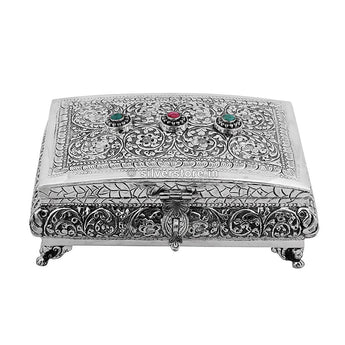 Silver Dry Fruit Box Antique