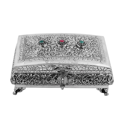 Silver Dry Fruit Box Antique