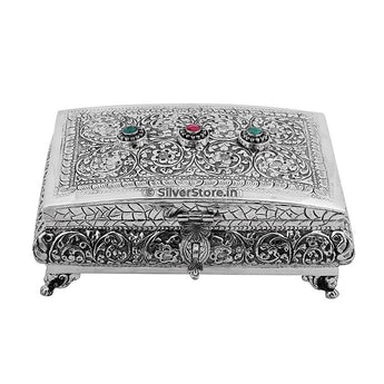 Silver Dry Fruit Box Antique