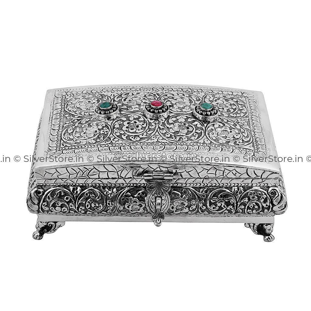Silver Dry Fruit Box Antique
