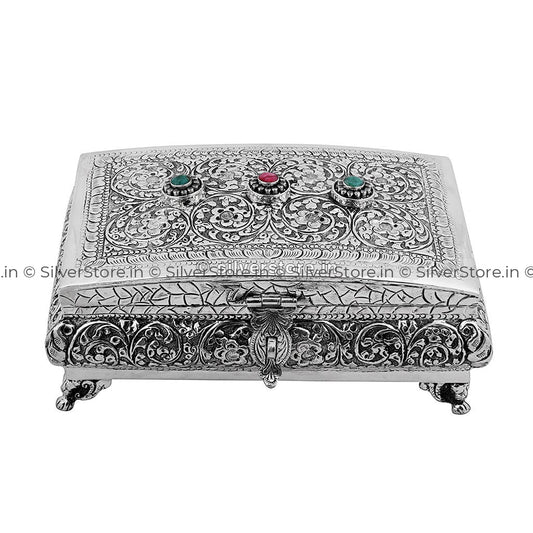 Silver Dry Fruit Box Antique