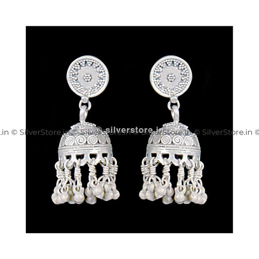 Silver Earing ( Jhumka)