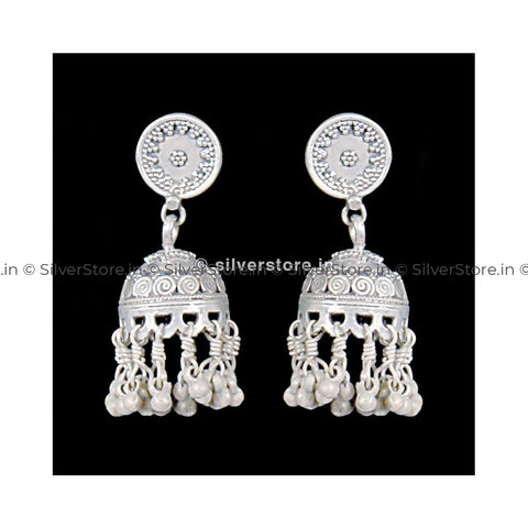 Silver Earing ( Jhumka)