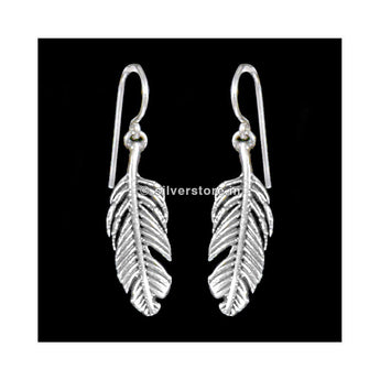 Silver Feather Earring Earing
