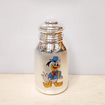 Silver Feeding Bottle For Baby - 970 Bis Hallmarked -150 Ml + Free Silicone Nipple Milk