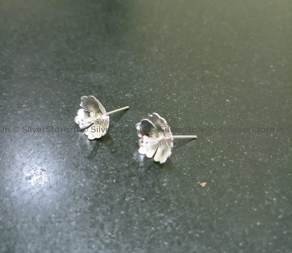 Silver Flower Pack Of 108 Pcs Silver Flower