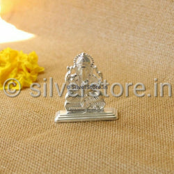 Silver Ganesha Idol - Small Size Idol