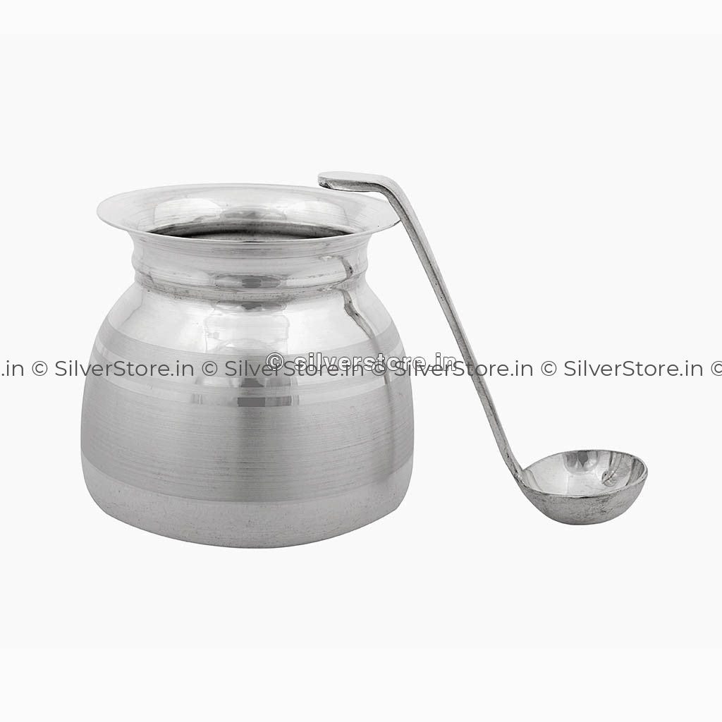 Silver Ghee Vati - 990 Bis Hallmarked Vadi