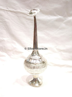 Silver Gulabdani Pooja Item