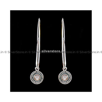 Silver Hoop Earing