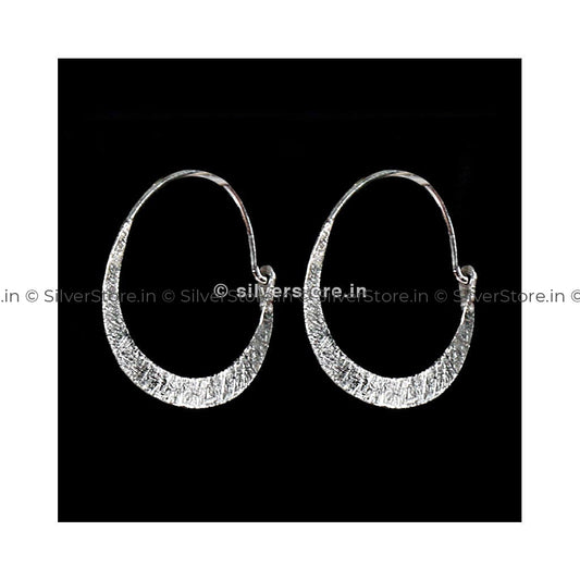 Silver Hoop Earring Earing