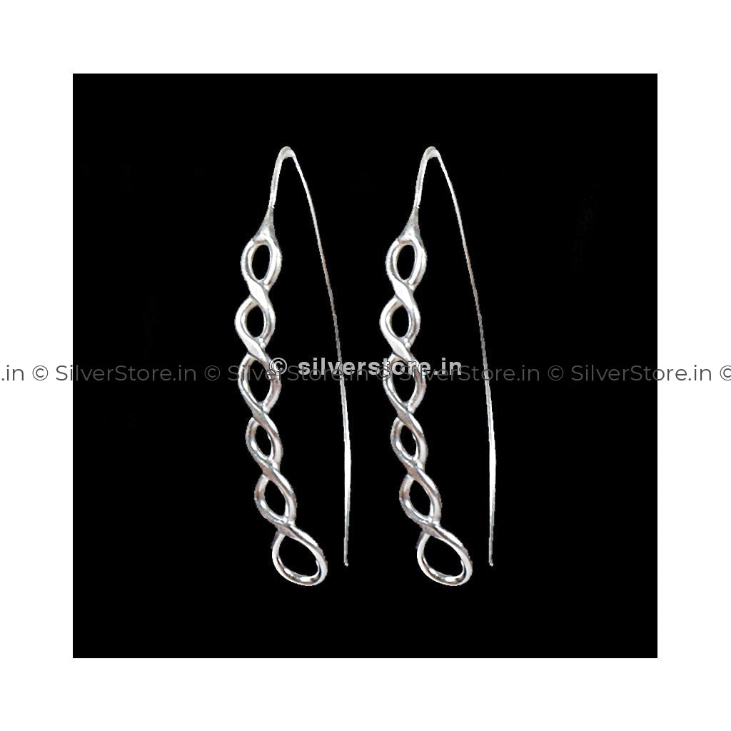 Silver Hoop Earring Earing