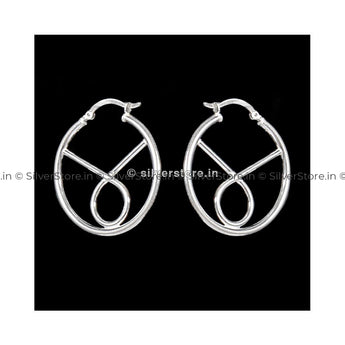 Silver Hoop Earring Earing