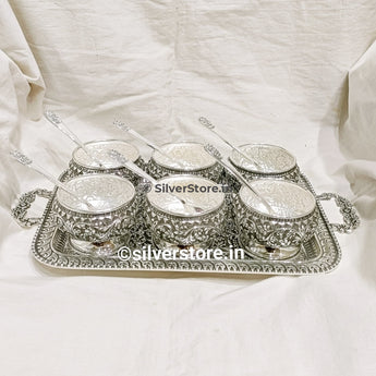 Silver Icecream Set - 925 Silver Bis Hallmark