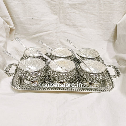 Silver Icecream Set - 925 Silver Bis Hallmark