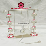 Silver Jhula - Swing 925 Pure Silver Pooja Item