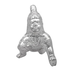 Silver Kahna / Lalji Krishna Idol
