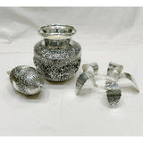 Silver Kalash With Shreefal - 925 Bis Hallmark