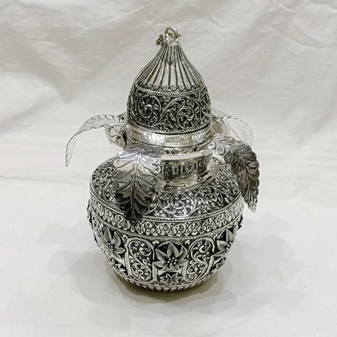 Silver Kalash With Shreefal - 925 Bis Hallmark