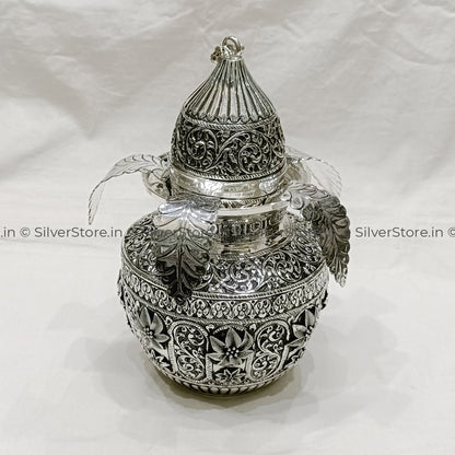 Silver Kalash With Shreefal - 925 Bis Hallmark