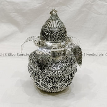 Silver Kalash With Shreefal - 925 Bis Hallmark
