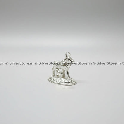 Silver Kamdhenu - small size -4.5 grams - 925 silver