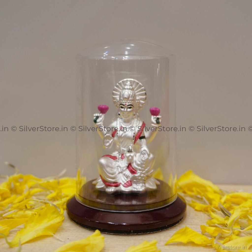 Silver Laxmi Idol - La10 Idols