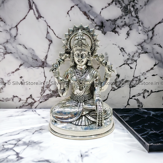 Silver Laxmiji Idol - 925 Laxmi