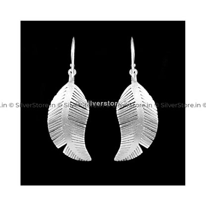 Silver Leaf Earing