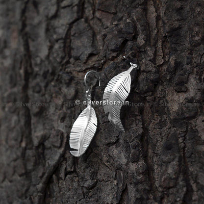 Silver Leaf Earing