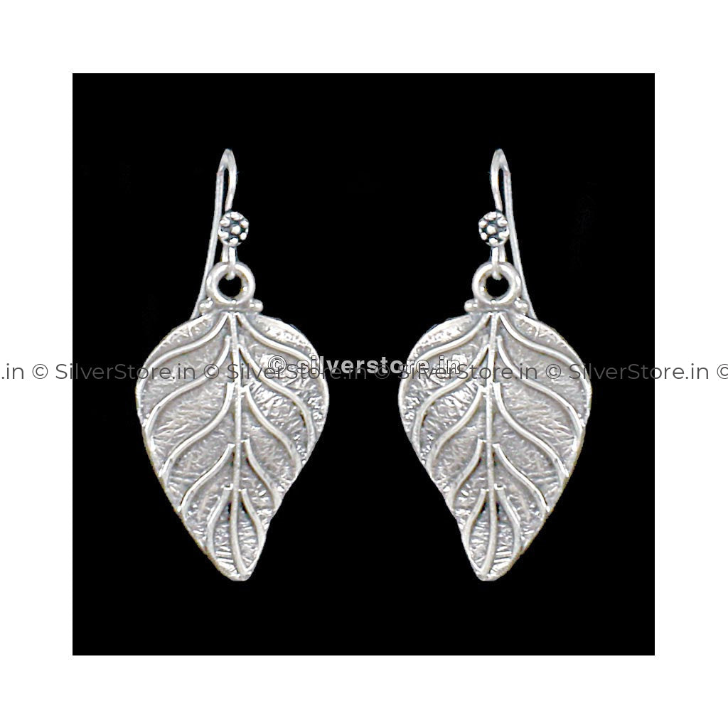 Silver Leaf Earing
