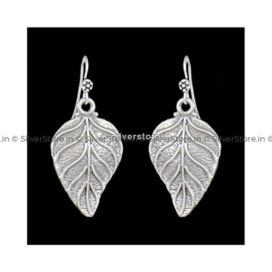 Silver Leaf Earing