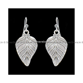 Silver Leaf Earing