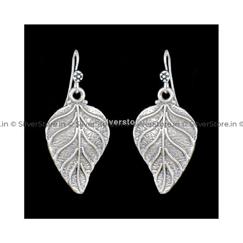 Silver Leaf Earing