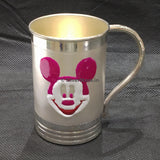Silver Mickey Coffee Mugs - 925 Pink Color Baby Gifts