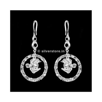 Silver Mickey Earring Earing