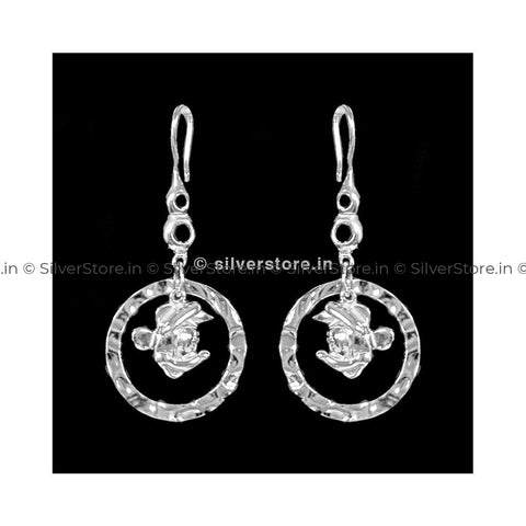 Silver Mickey Earring Earing