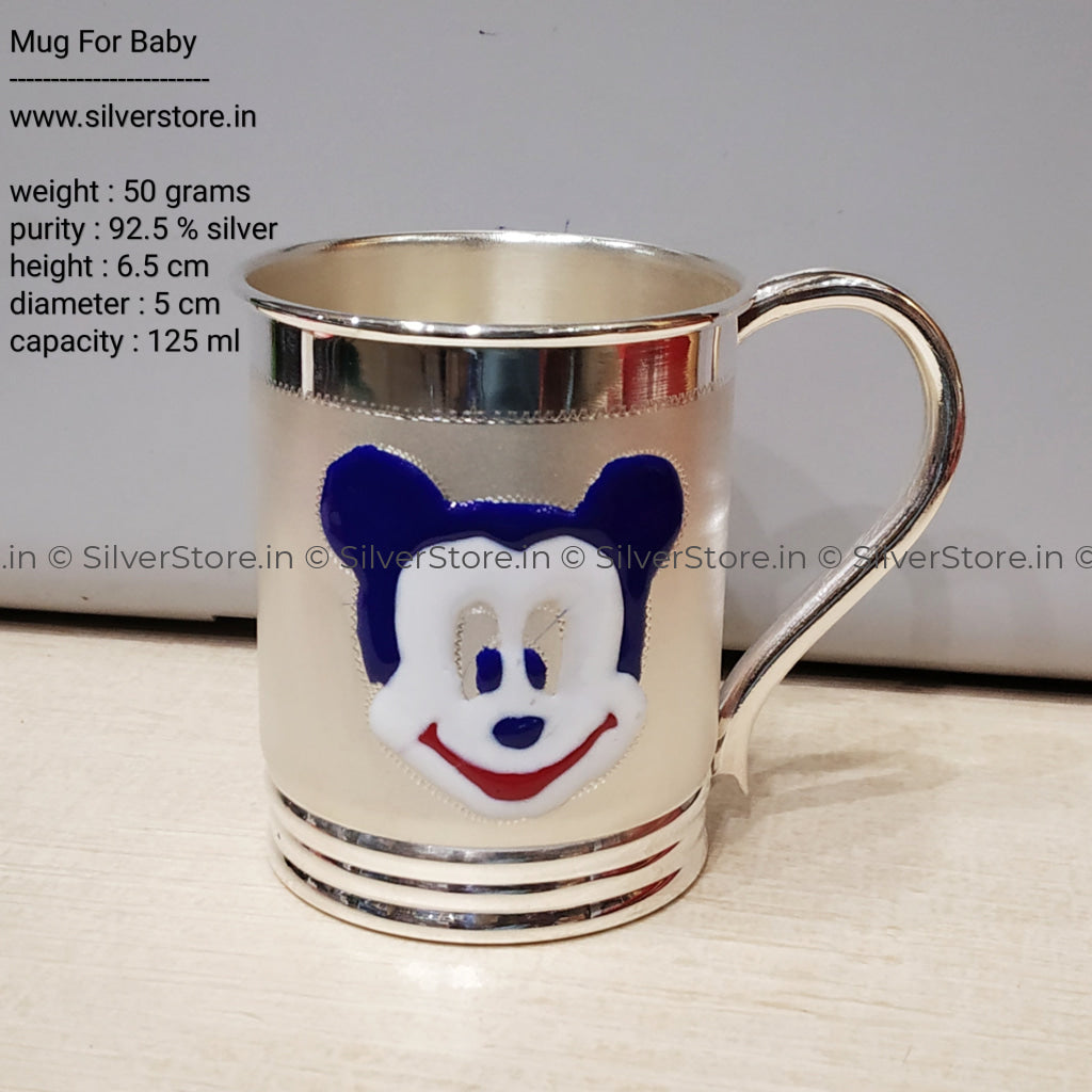 Silver Mug For Baby - 925 Silver Coffee Mug