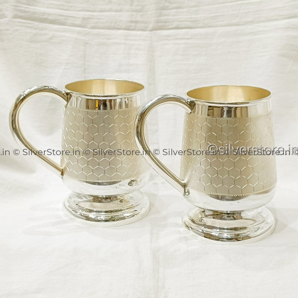 Silver Mugs - 925 Bis Hallmark Beer Mug
