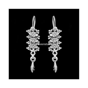Silver Oxidised Earing