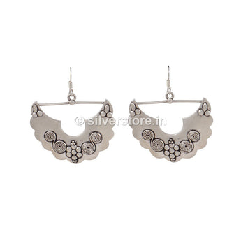 Silver Oxidized Dangle Earring Earing