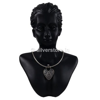 Silver Oxidized Rawa Pendant Pendant