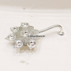 Silver Panchaarti/ Silver 5 Diya Aarti - 925