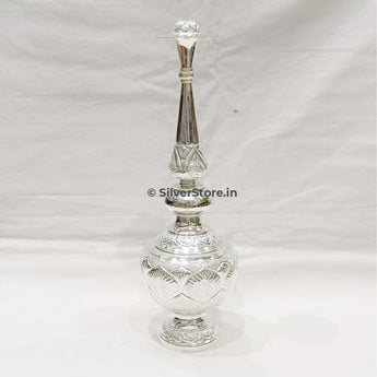 Silver Paneer Chembu /Silver Gulabdani - 925 Bis Hallmark Pooja Item