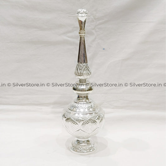 Silver Paneer Chembu /Silver Gulabdani - 925 Bis Hallmark Pooja Item
